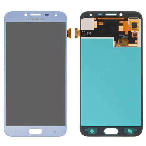 Дисплей для Samsung J400 Galaxy J4 2018 , голубой, без рамки, High Copy, OLED , lavenda