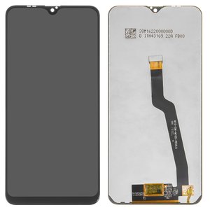Дисплей для Samsung A105 Galaxy A10, M105 Galaxy M10, черный, без рамки, High Copy