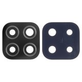 Стекло камеры для Xiaomi Redmi 9C, черное, M2006C3MG, M2006C3MT