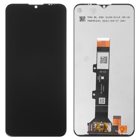 Дисплей для Motorola Moto G10 XT2127, Moto G20 XT2128, Moto G30 XT2129, чорний, без рамки, Original PRC 