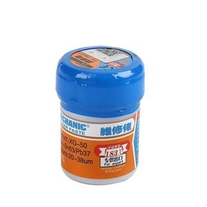 BGA паста Mechanic XG50, Sn 63%, Pb 37%, 183 °C, 35 г