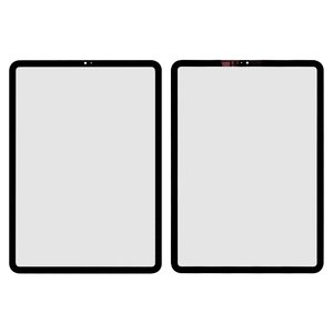 Скло корпуса для iPad Pro 11 2018, iPad Pro 11 2020, чорне