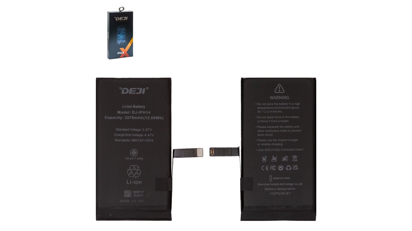 Акумулятор Deji для Apple iPhone 14, Li-ion, 3,87 B, 3279 мАг