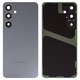 Задняя панель корпуса для Samsung S926 Galaxy S24 Plus, черная, со стеклом камеры, onyx black