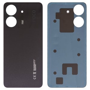 Задняя панель корпуса для Xiaomi Poco C65, черная, black