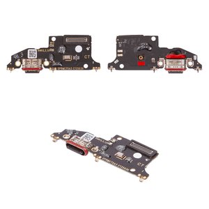 Шлейф для Realme C75 4G RMX3941, конектора зарядки, з компонентами, Original PRC , плата зарядки