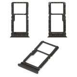 Тримач SIM-карти для Xiaomi Redmi 15 4G, Redmi 15 5G, чорний, midnight black