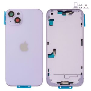 Корпус для iPhone 14 Plus, фіолетовий, з тримачем SIM карти, з боковими кнопками, Original PRC , EU Version, purple