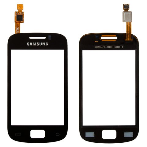 Cristal táctil puede usarse con Samsung S6500 Galaxy Mini 2, negro