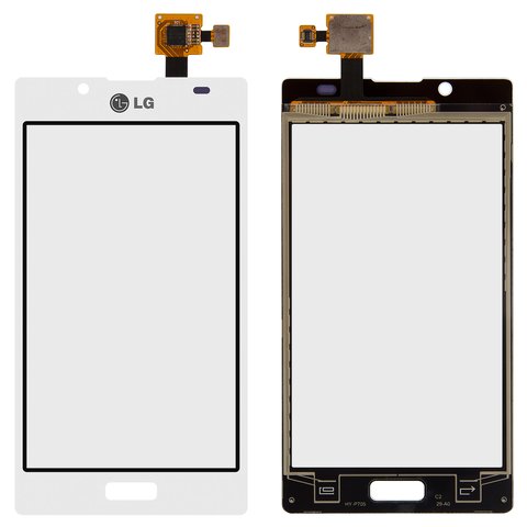 Touchscreen compatible with LG P700 Optimus L7, P705 Optimus L7, white 