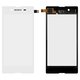 Touchscreen compatible with Sony D2202 Xperia E3, D2203 Xperia E3, D2206 Xperia E3, (white)