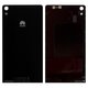 Housing Back Cover compatible with Huawei Ascend P6-U06, (black)