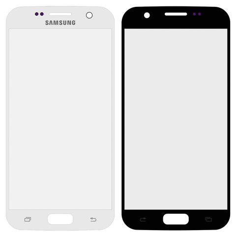 Housing Glass compatible with Samsung G930F Galaxy S7, Original PRC , 2.5D, white 