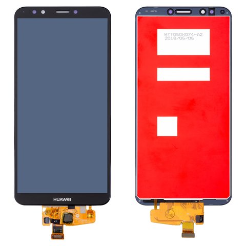Pantalla LCD puede usarse con Huawei Honor 7C Pro 5,99", Y7 2018 , Y7 Prime 2018 , negro, sin marco, Original PRC 