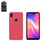 Case Nillkin Super Frosted Shield compatible with Xiaomi Mi Play, (red, with support, matt, plastic, M1901F9E) #6902048171466