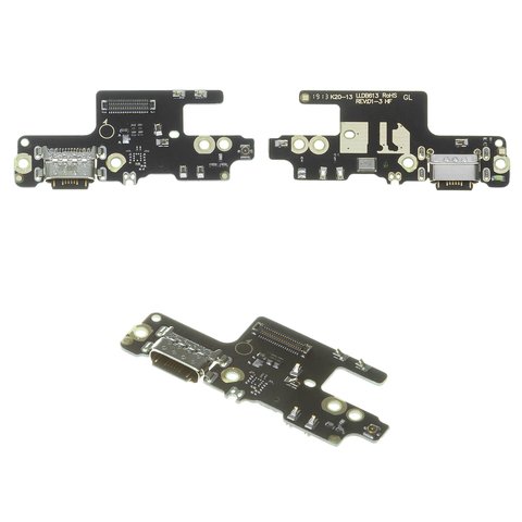 Flat Cable compatible with Xiaomi Redmi Note 7, charge connector, with microphone, Copy, charging board, M1901F7G, M1901F7H, M1901F7I 