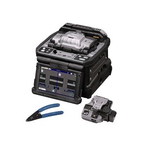 Empalmadora de fibra óptica Fujikura 90S+ cortadora de fibras CT 50 
