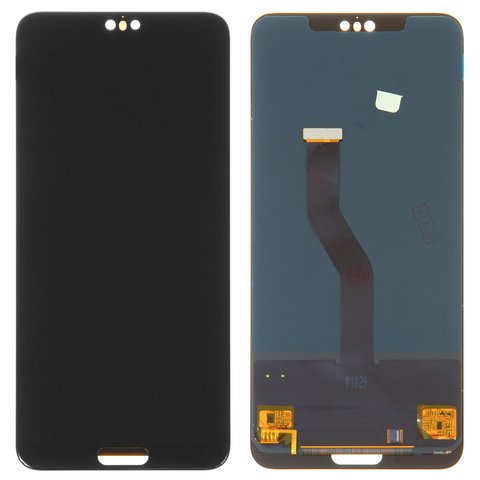 Дисплей для Huawei P20 Pro, черный, без рамки, Сopy, TFT , CLT L29 CLT L09