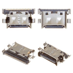 Коннектор зарядки для Samsung A125F Galaxy A12, A165 Galaxy A16, 18 pin, USB тип C