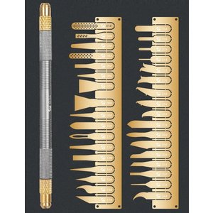Knife Set Mechanic 034, for ICs, 34 in 1 