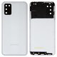 Housing Back Cover compatible with Samsung A037F Galaxy A03s, (white, with camera lens)