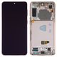 Дисплей для Samsung G996 Galaxy S21 Plus 5G, фиолетовый, с рамкой, Original, сервисная упаковка, phantom violet, #GH82-24554B/GH82-24553B/GH82-27268B/GH82-27267B