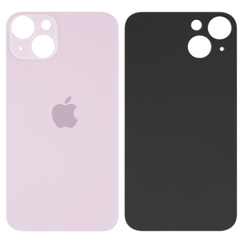 Housing Back Cover compatible with iPhone 13, pink, no need to remove the camera glass, AAA, big hole 