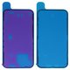 Стикер дисплея для Apple iPhone 14, черный, передний + задний (комплект), adhesive