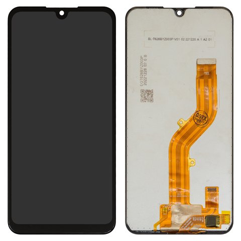 LCD compatible with ZTE Blade L220, black, without frame, Original PRC  