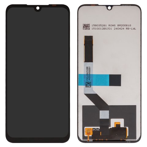 Pantalla LCD puede usarse con Xiaomi Redmi Note 7, Redmi Note 7 Pro, negro, sin marco, Box  M1901F7G, M1901F7H, M1901F7I