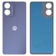 Housing Back Cover compatible with Motorola Moto G04s, (black)