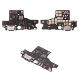 Шлейф для ZTE Blade A51 (2021), коннектора зарядки, с микрофоном, с компонентами, High Copy, плата зарядки