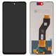 LCD compatible with Tecno Pop 8, Spark 20 (KJ5), Spark 20C (BG7), Spark Go (2024) (BG6); Infinix Hot 40i (X6528B), Smart 8 (X6525), (black, without frame, High Copy, FPC6615)