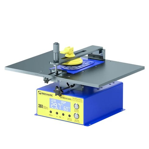 LCD Touch Screen Glass Separator Mechanic 361 Ultra, with vacuum pump, used for screens up to 14" 