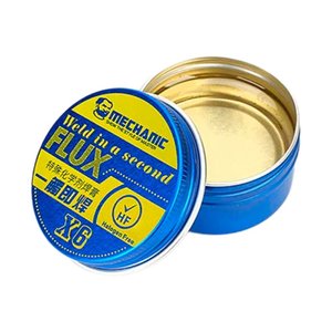 Fundente en pasta Mechanic X6, no requiere enjuague, a base de colofonia, 20 g