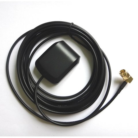 Antena GPS universal con conector angular SMA