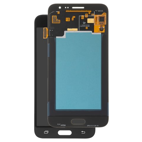 LCD compatible with Samsung J320 Galaxy J3 2016 , black, without frame, original change glass 
