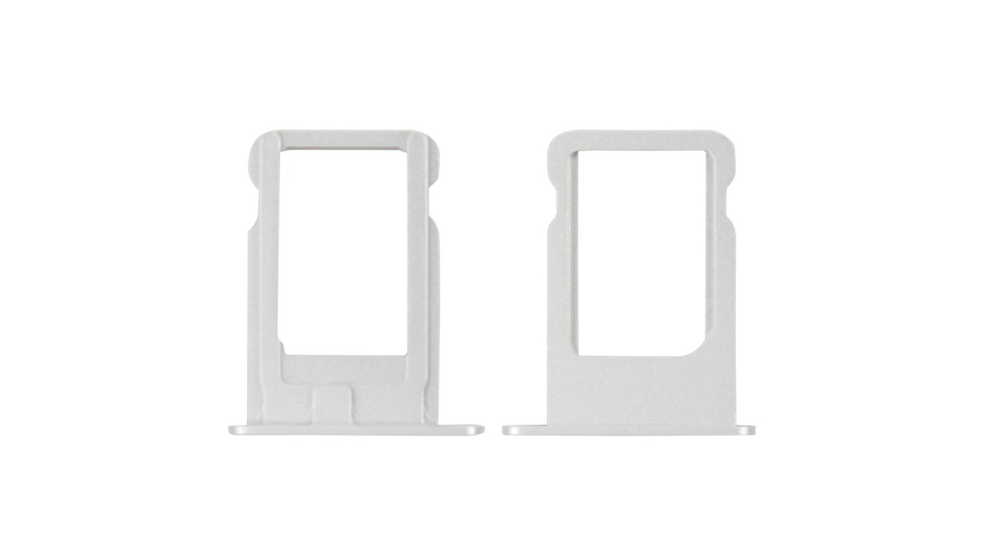 Sim Card Holder Compatible With Apple Iphone 5 Silver Gsmserver