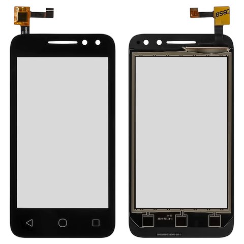 Touchscreen compatible with Alcatel One Touch 4034D Pixi 4 4 , black 
