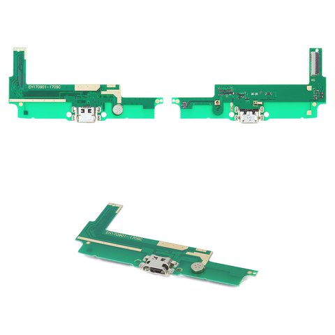 Flat Cable compatible with Huawei Y3 II, microphone, charge connector, LTE version, charging board 