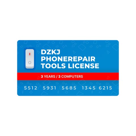 DZKJ PhoneRepair Tools License 3 Years 3 Computers 