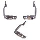 Flat Cable compatible with iPhone 12 Pro Max, (charge connector, golden, with microphone, with components, Original (PRC))