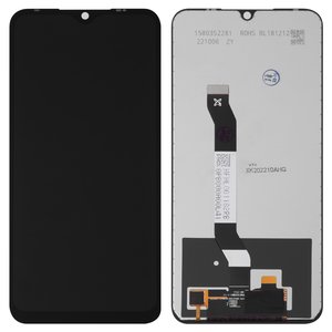 LCD compatible with Xiaomi Redmi Note 8, black, without logo, without frame, Copy, M1908C3JH, M1908C3JG, M1908C3JI 