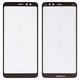 Housing Glass G+OCA PRO compatible with Samsung A530 Galaxy A8 (2018), (with OCA film, black)