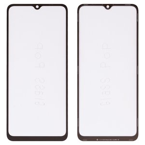 Housing Glass G+OCA PRO compatible with Xiaomi Poco C55, Redmi 11A, Redmi 12C, with OCA film, black 