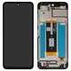 LCD compatible with ZTE Nubia V60, (black, with frame, High Copy, 15-3240A-14733-51)