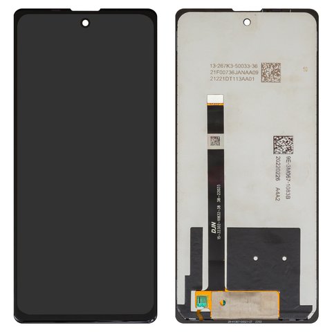 LCD compatible with Blackview A100, black, without frame, original change glass  , 15 32302 10832 38 