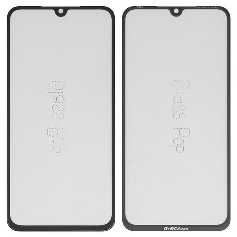Housing Glass G+OCA PRO compatible with Xiaomi Mi 9 SE, with OCA film, black 