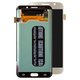 Pantalla LCD puede usarse con Samsung G928 Galaxy S6 EDGE Plus, dorado, sin marco, original (vidrio reemplazado)