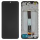 Pantalla LCD puede usarse con Xiaomi Redmi 9A, Redmi 9AT, Redmi 9C, negro, con marco, original (vidrio reemplazado), M2006C3LG, M2006C3LI, M2006C3LC, M2006C3MG, M2006C3MT